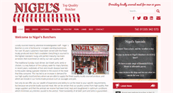 Desktop Screenshot of nigelsbutchers.co.uk